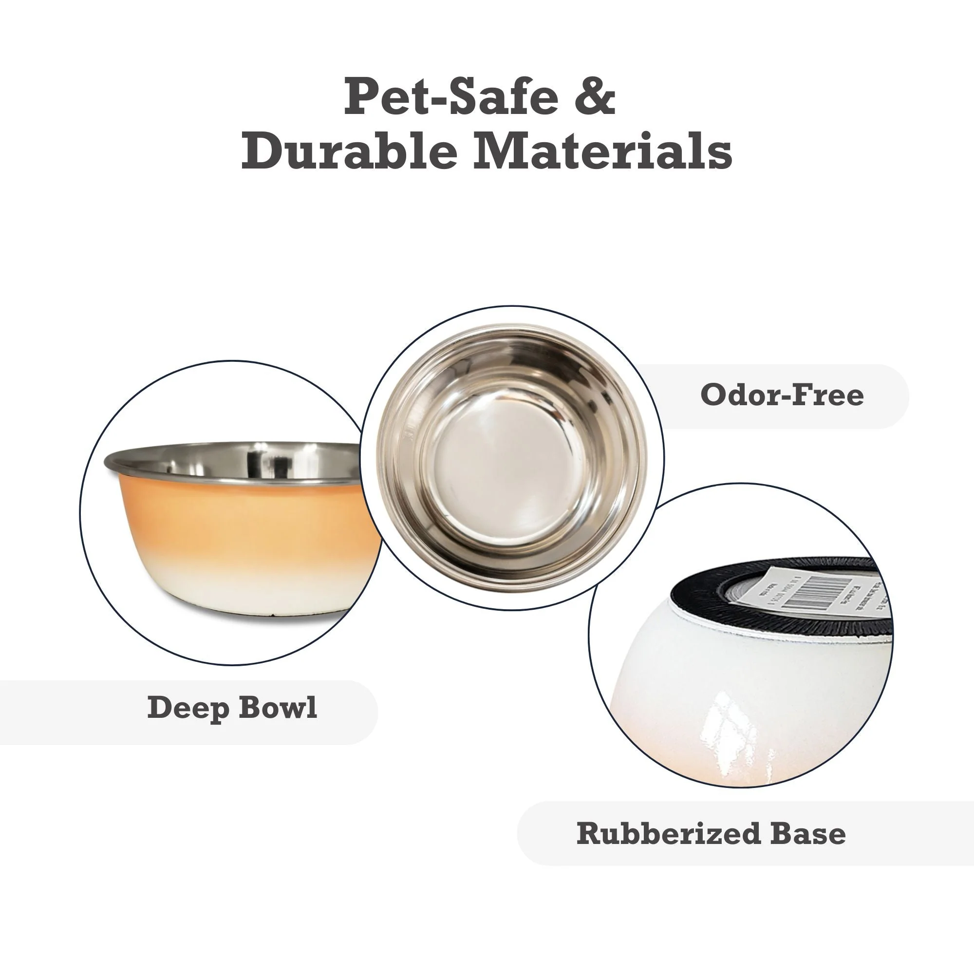 Deep Dog Bowl – Stainless Steel Bowl, Ideal for Small, Medium & Large Dogs – Peach Coral - Image 6