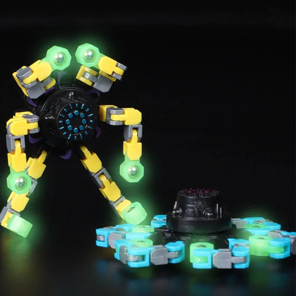 Deformable Fidget Spinner Chain Toy – Stress Relief Sensory Spinner for Kids & Adults - Image 4