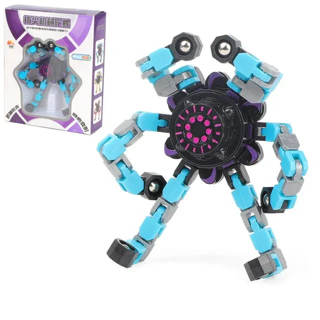 Deformable Fidget Spinner Chain Toy – Stress Relief Sensory Spinner for Kids & Adults - Image 7