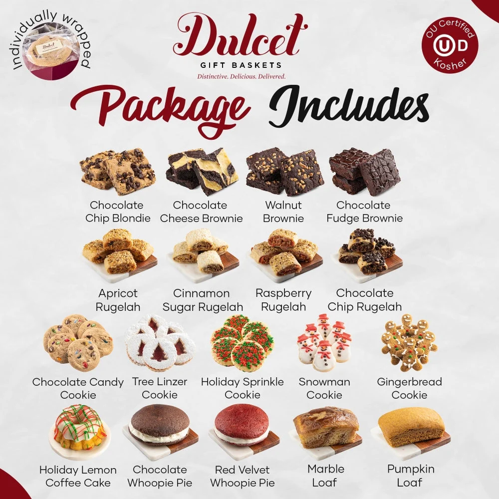 Deluxe Holiday Baked Goods Basket - Image 6