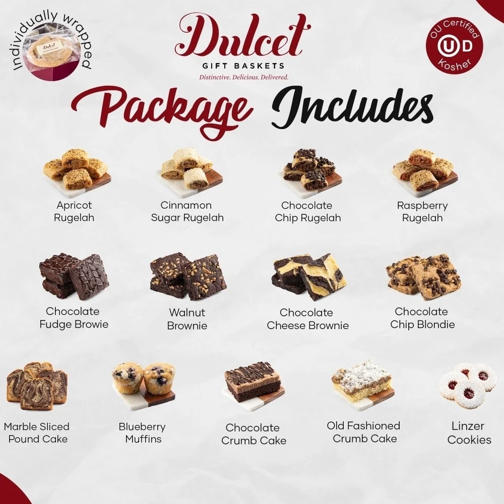 Deluxe Sympathy Pastry Gift Basket - Image 5