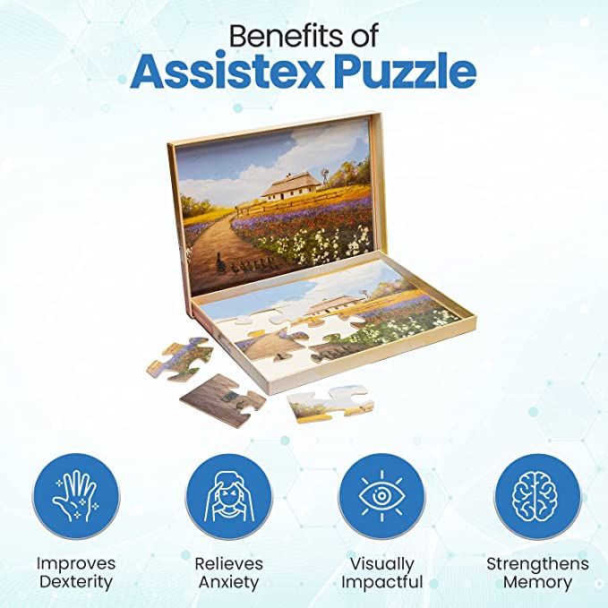 Dementia Puzzle 16 Large Pieces Jigsaw -- Country Home - Image 4