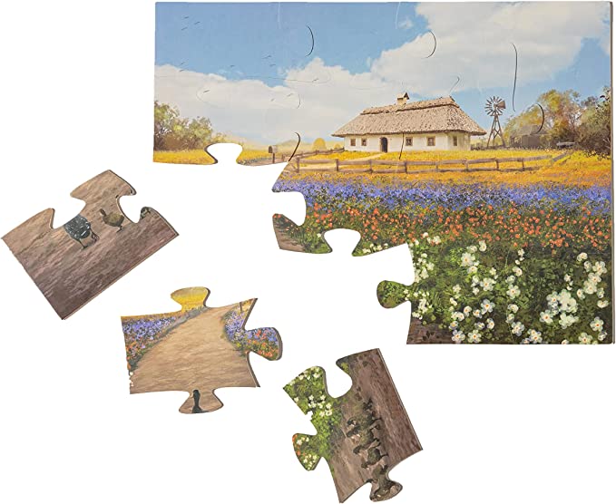 Dementia Puzzle 16 Large Pieces Jigsaw -- Country Home - Image 6