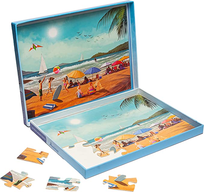 Dementia Puzzle 36 Large Pieces Jigsaw – Beach Fun - Image 6