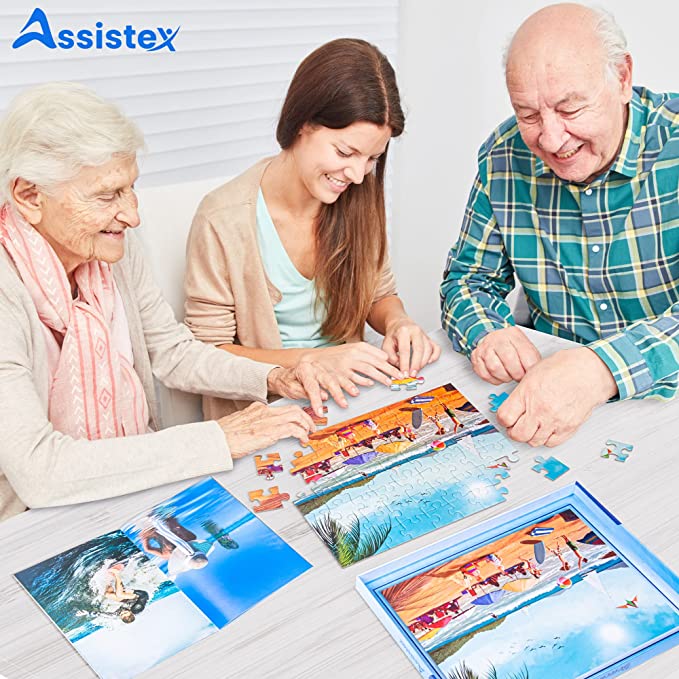 Dementia Puzzle 63 Large Pieces Jigsaw –  Beach fun - Image 3