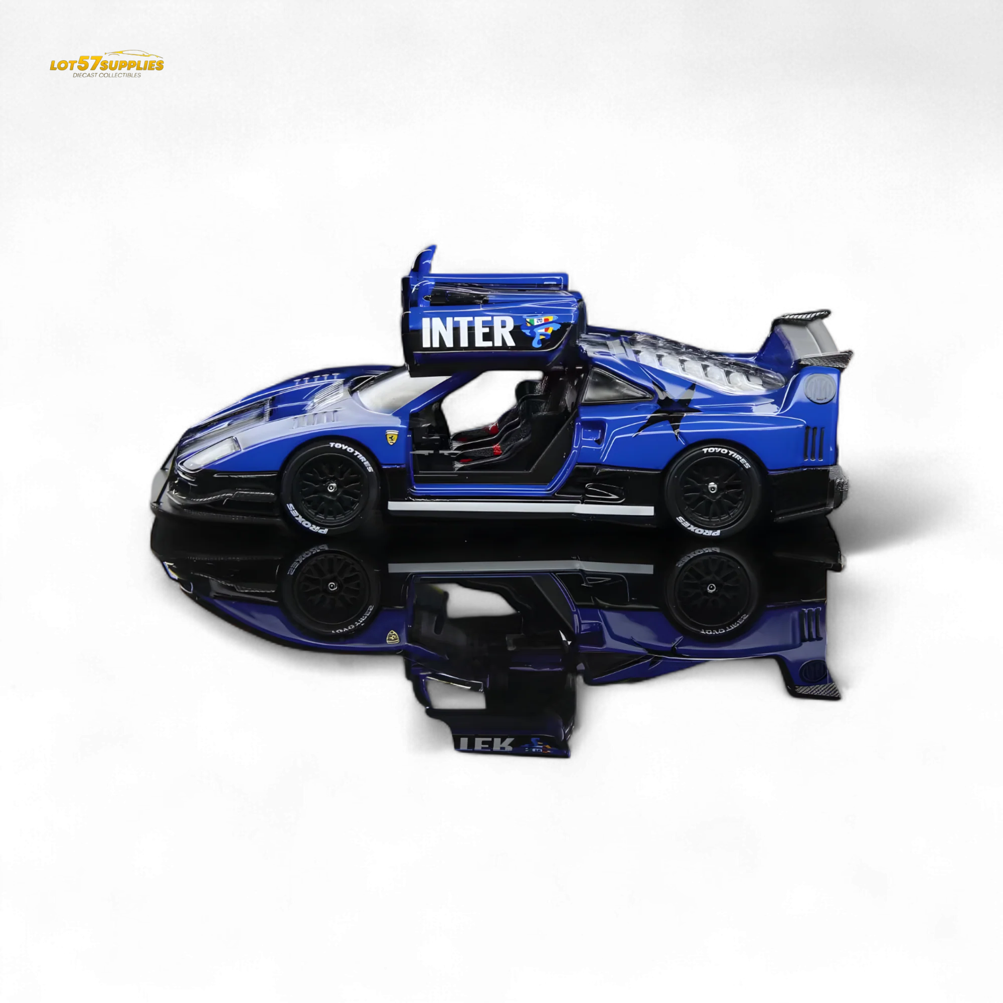 Demon King Auto Ferrari F40 LB-Works Wide-Body 1:64 - Image 2