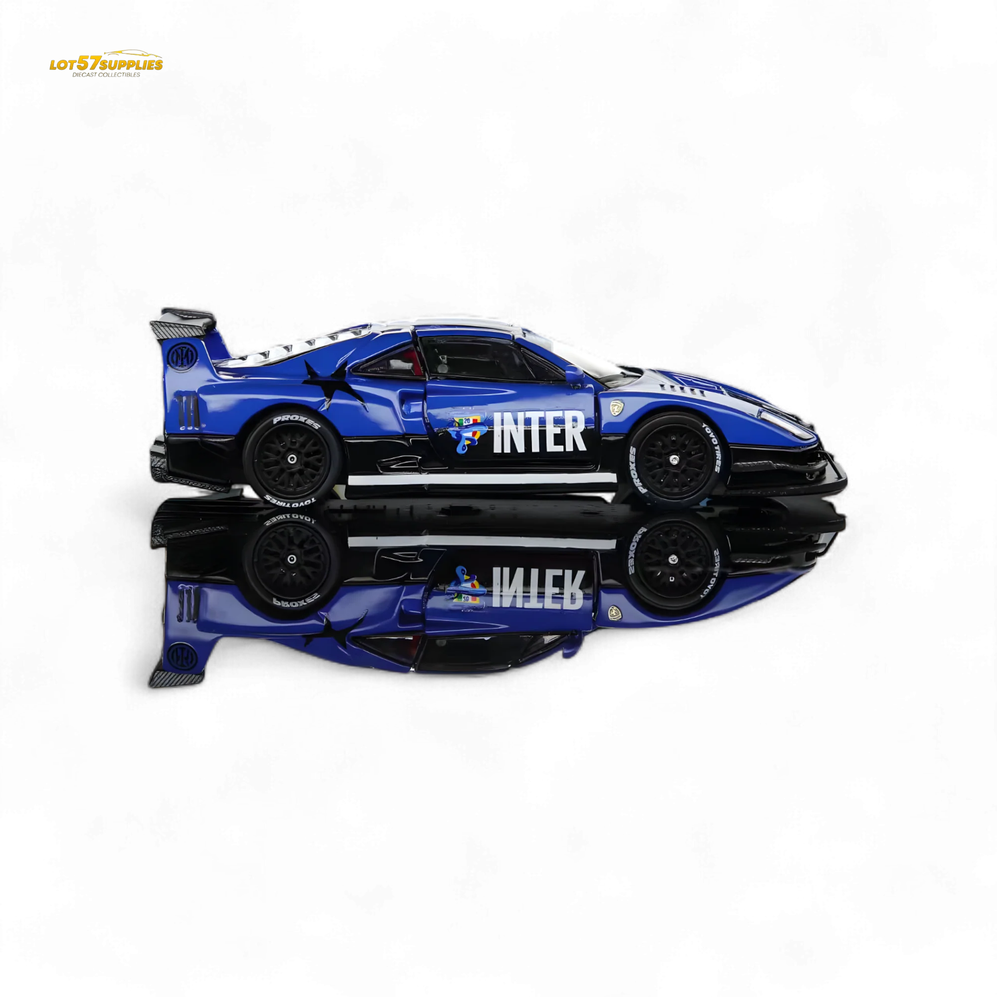 Demon King Auto Ferrari F40 LB-Works Wide-Body 1:64 - Image 3