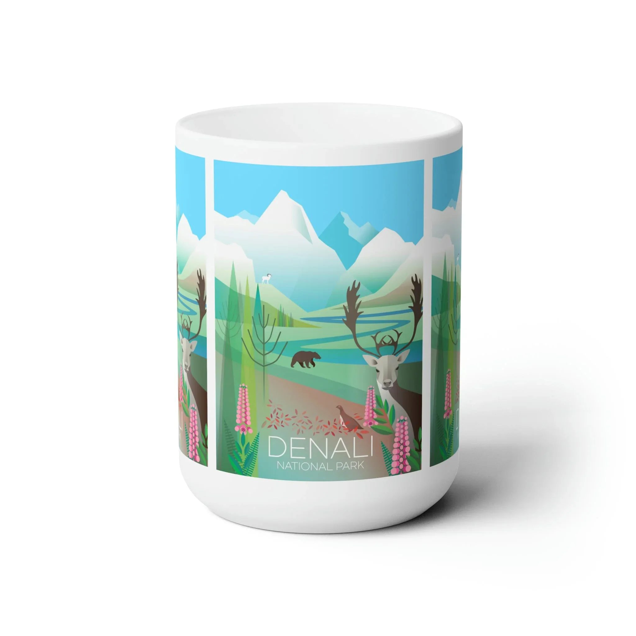 Denali National Park Ceramic Mug 11oz or 15oz - Image 2