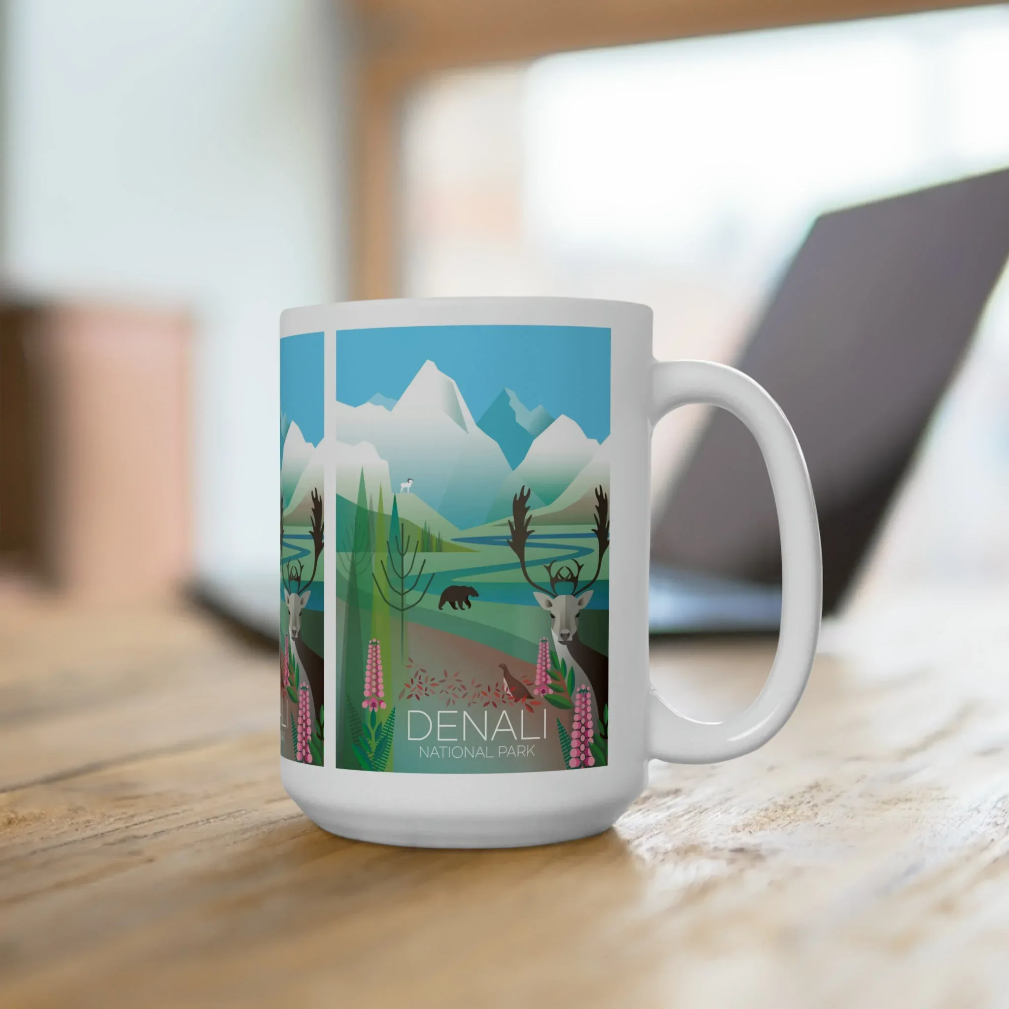 Denali National Park Ceramic Mug 11oz or 15oz - Image 4