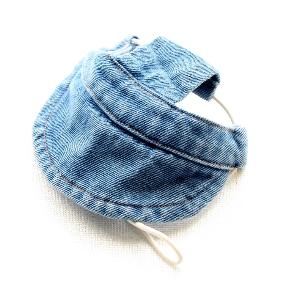 Denim Dog Overalls with Matching Hat - Adorable and Comfortable Pet Outfit - Image 3