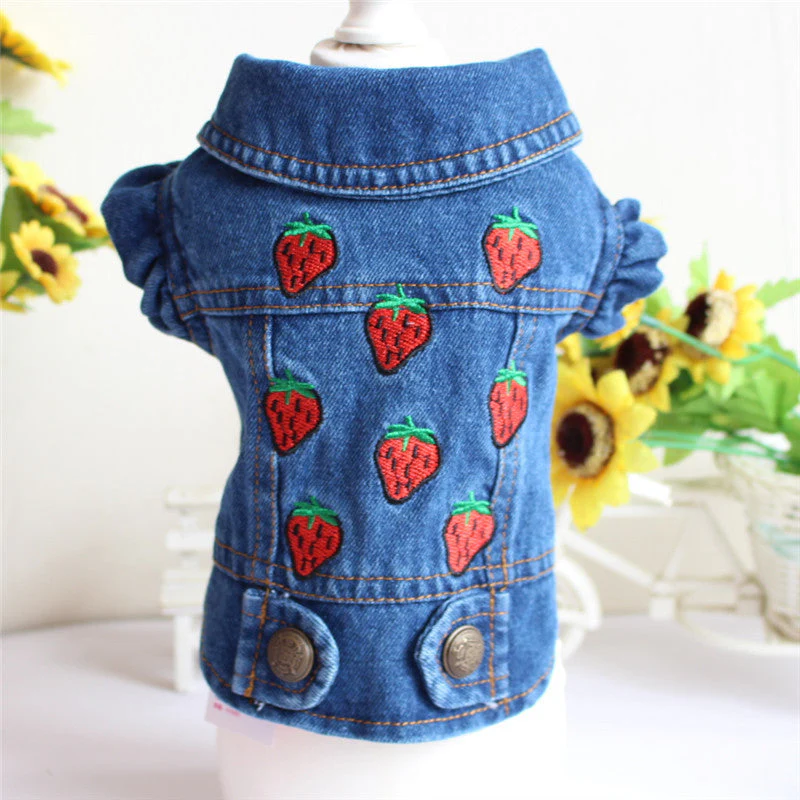 Denim Jacket Jeans Pet Vest - Image 10