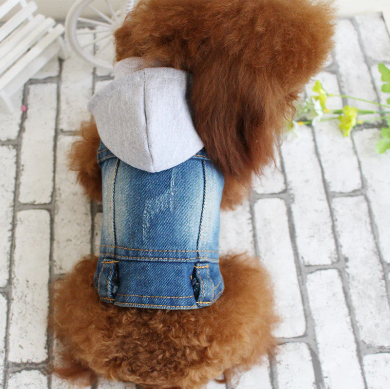 Denim Jacket Jeans Pet Vest - Image 11