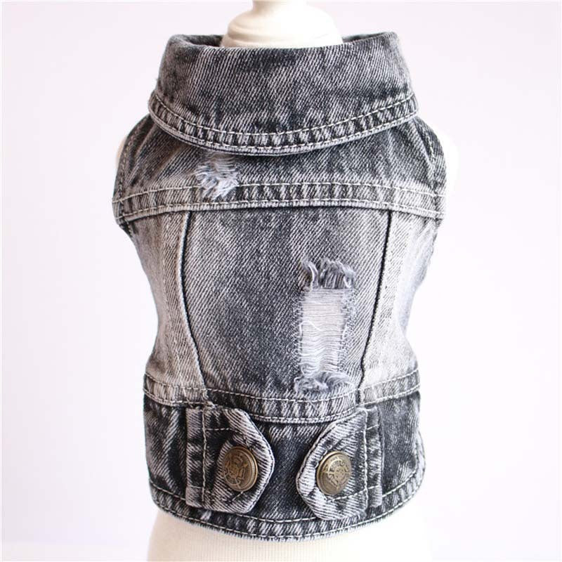 Denim Jacket Jeans Pet Vest - Image 7