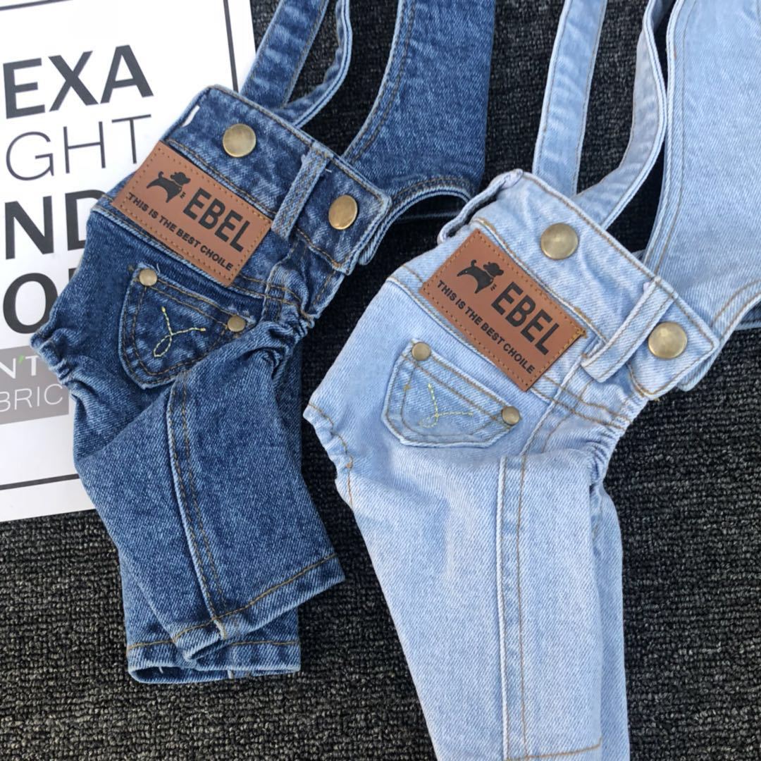 Denim Jumpsuit for Small Pets - Image 3