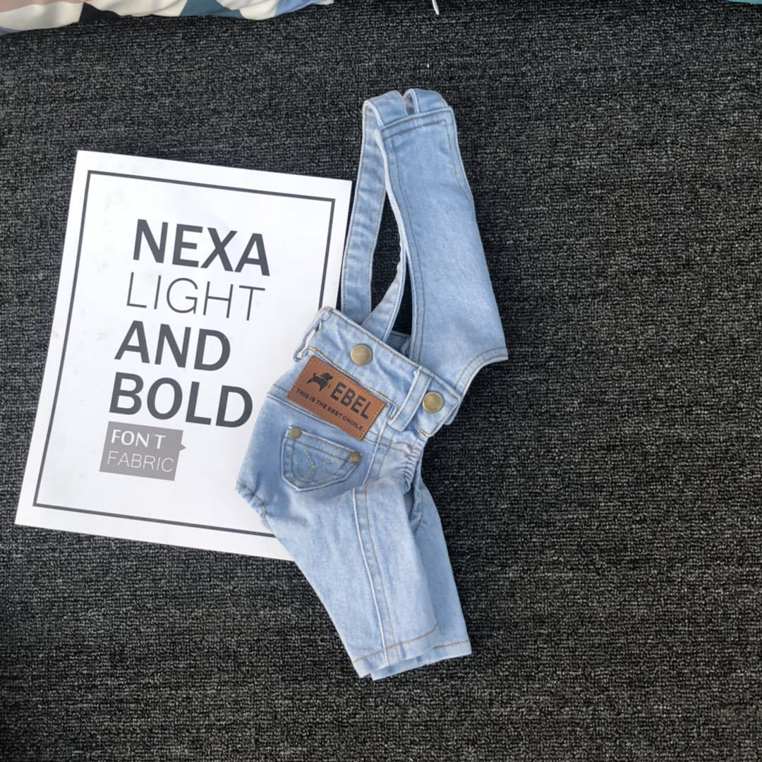 Denim Jumpsuit for Small Pets - Image 5