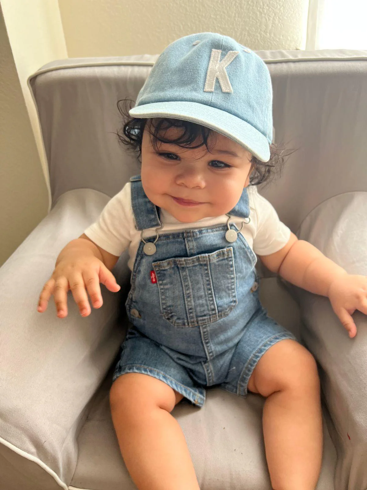 Denim Letter Baseball Hat - Image 11