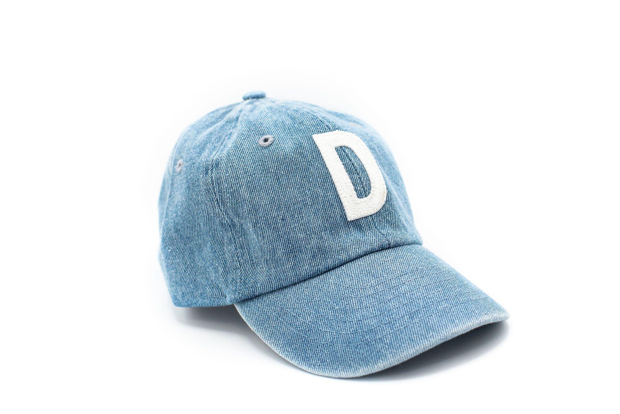 Denim Letter Baseball Hat - Image 15