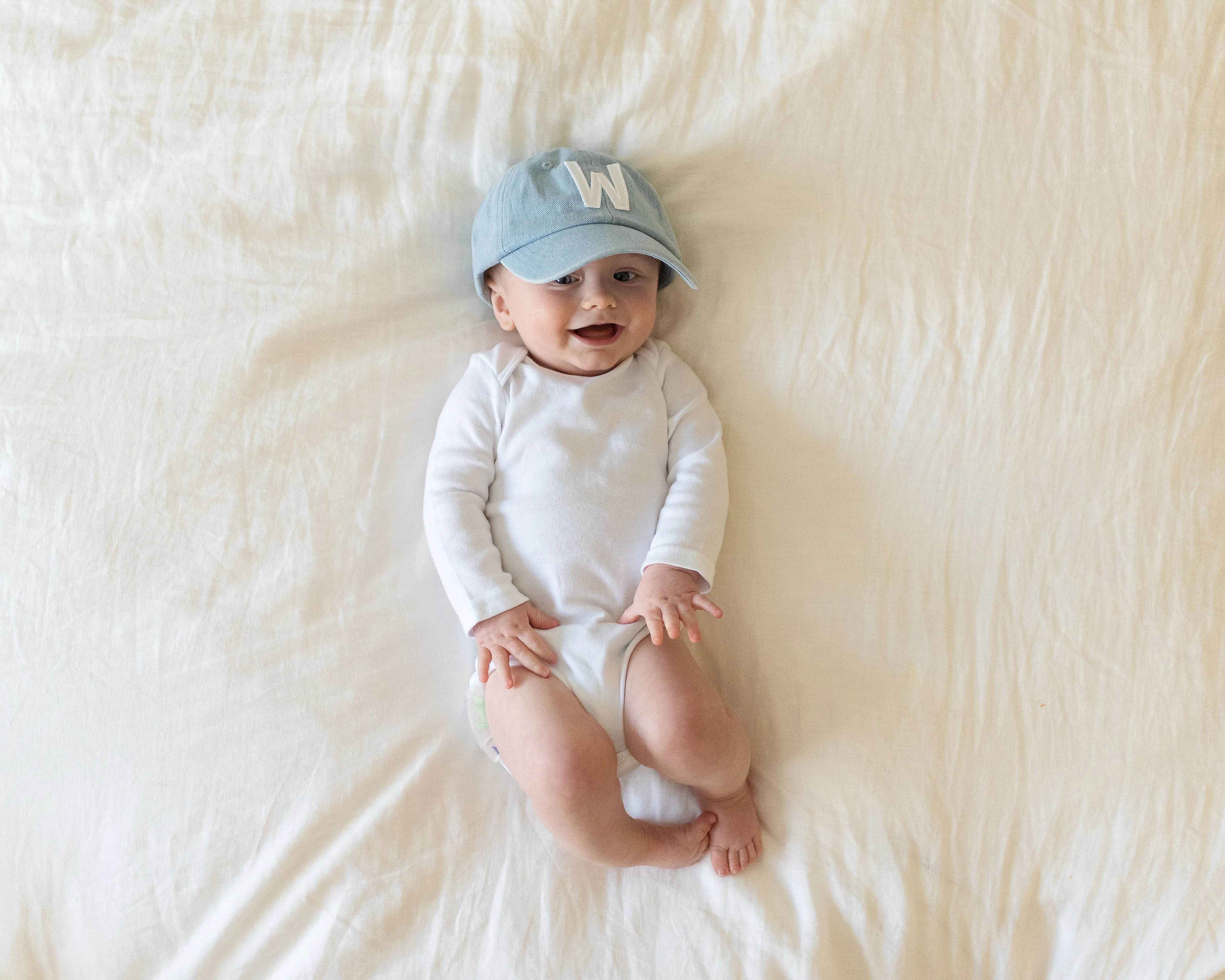 Denim Letter Baseball Hat - Image 3