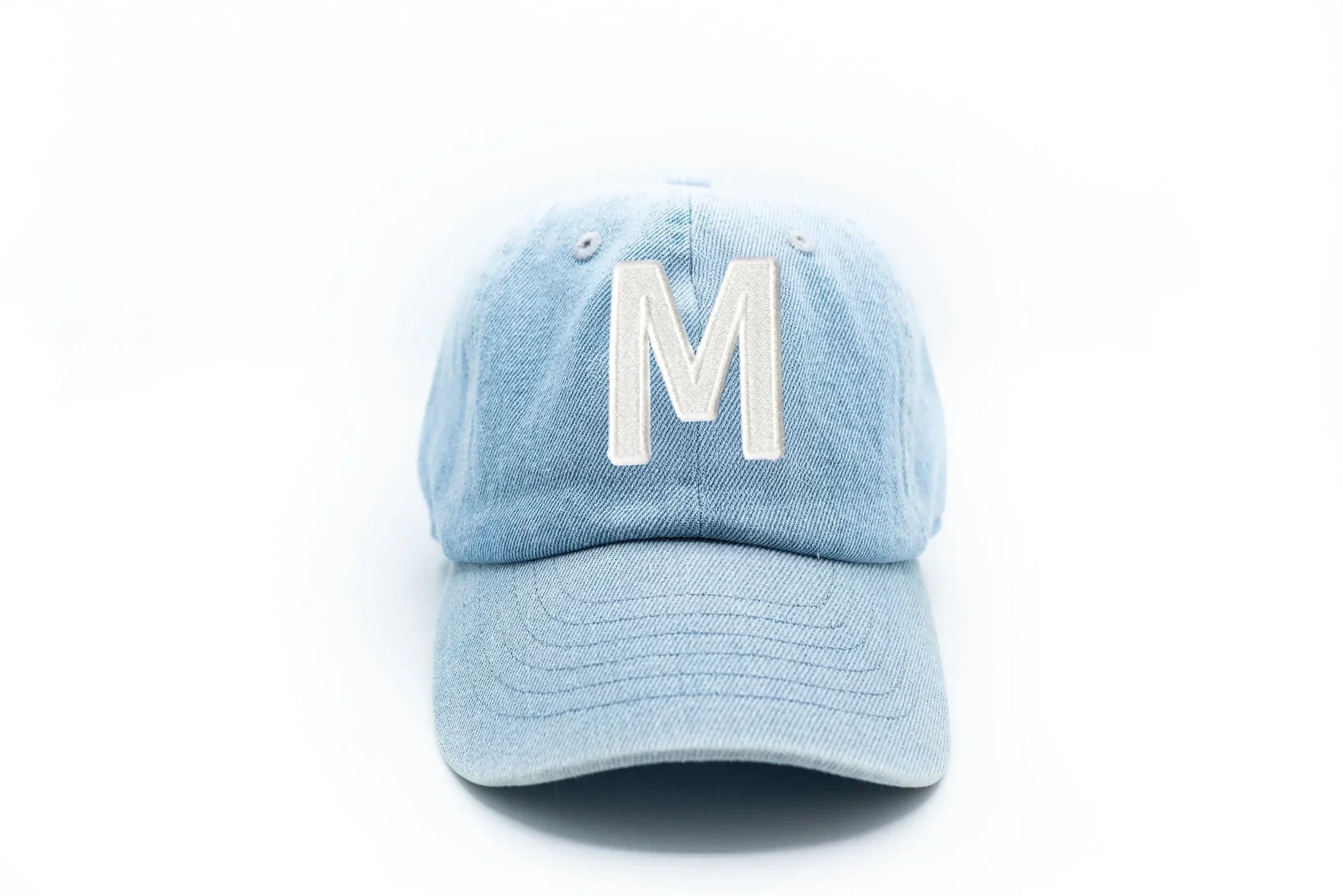 Denim Letter Baseball Hat - Image 33