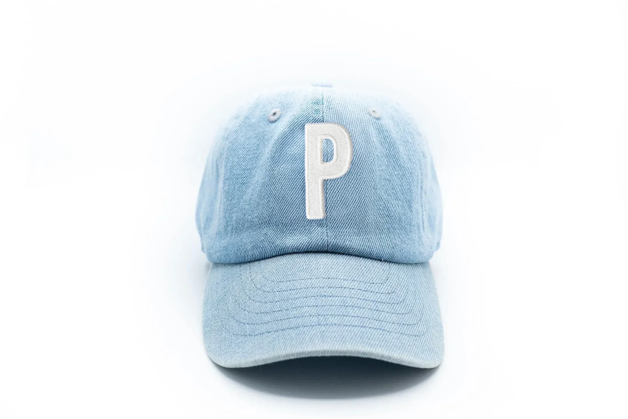 Denim Letter Baseball Hat - Image 35