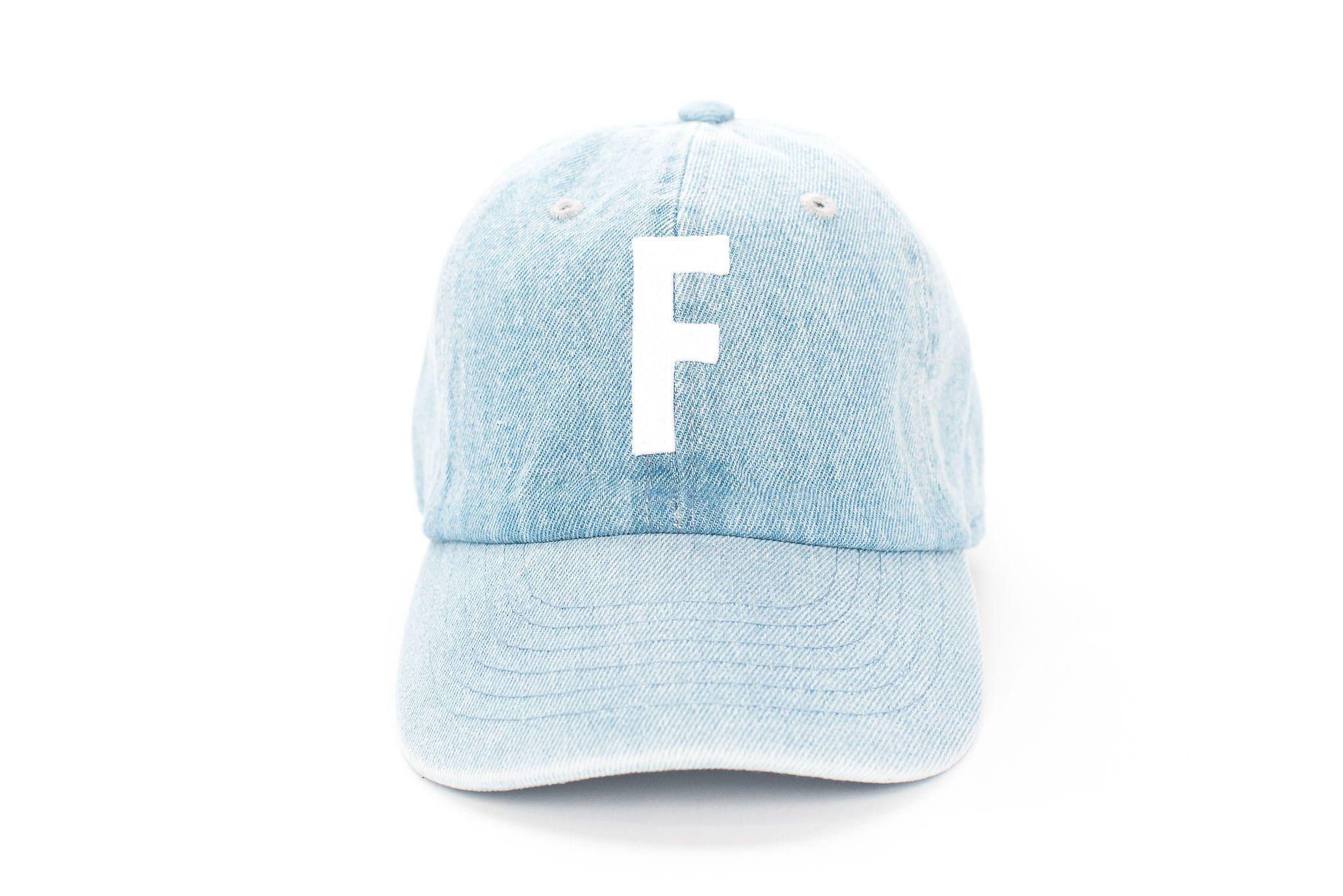 Denim Letter Baseball Hat - Image 9