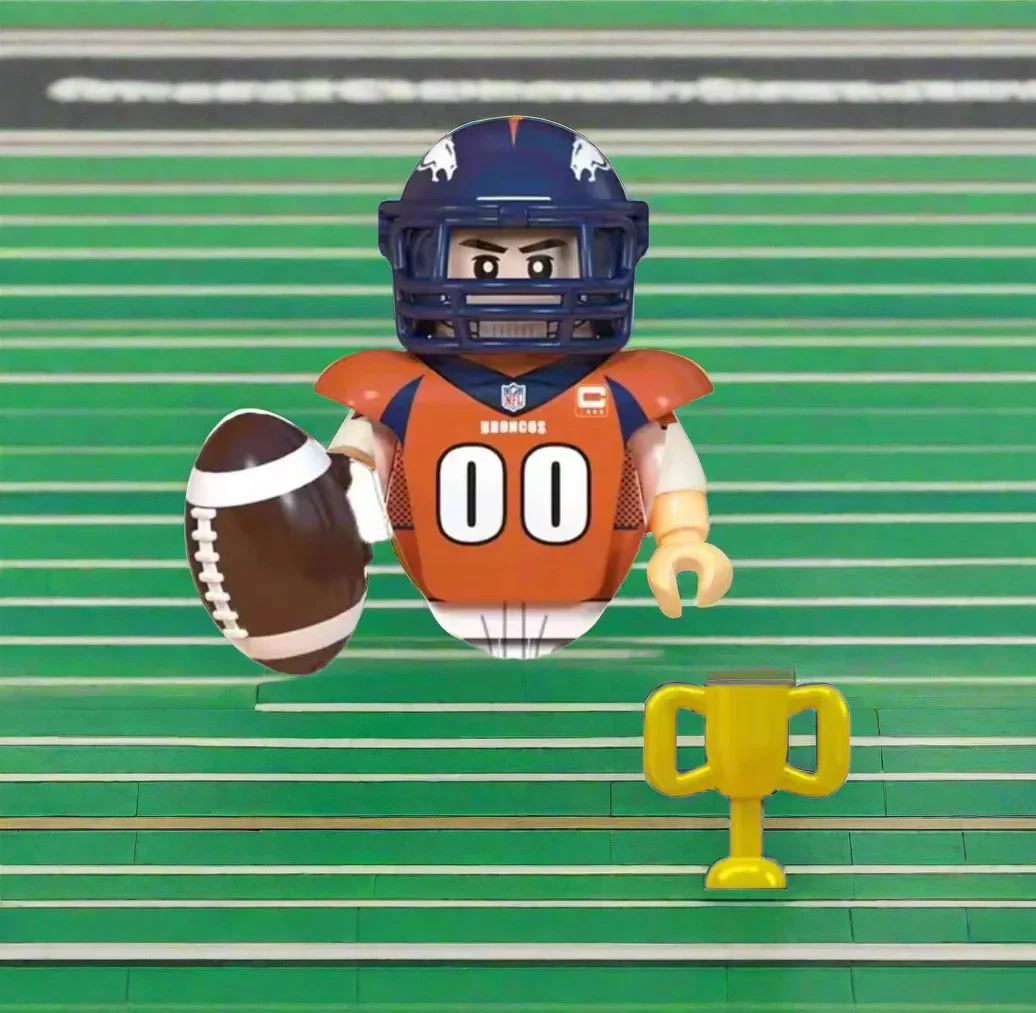 Denver Broncos Team Minifigure - Image 2