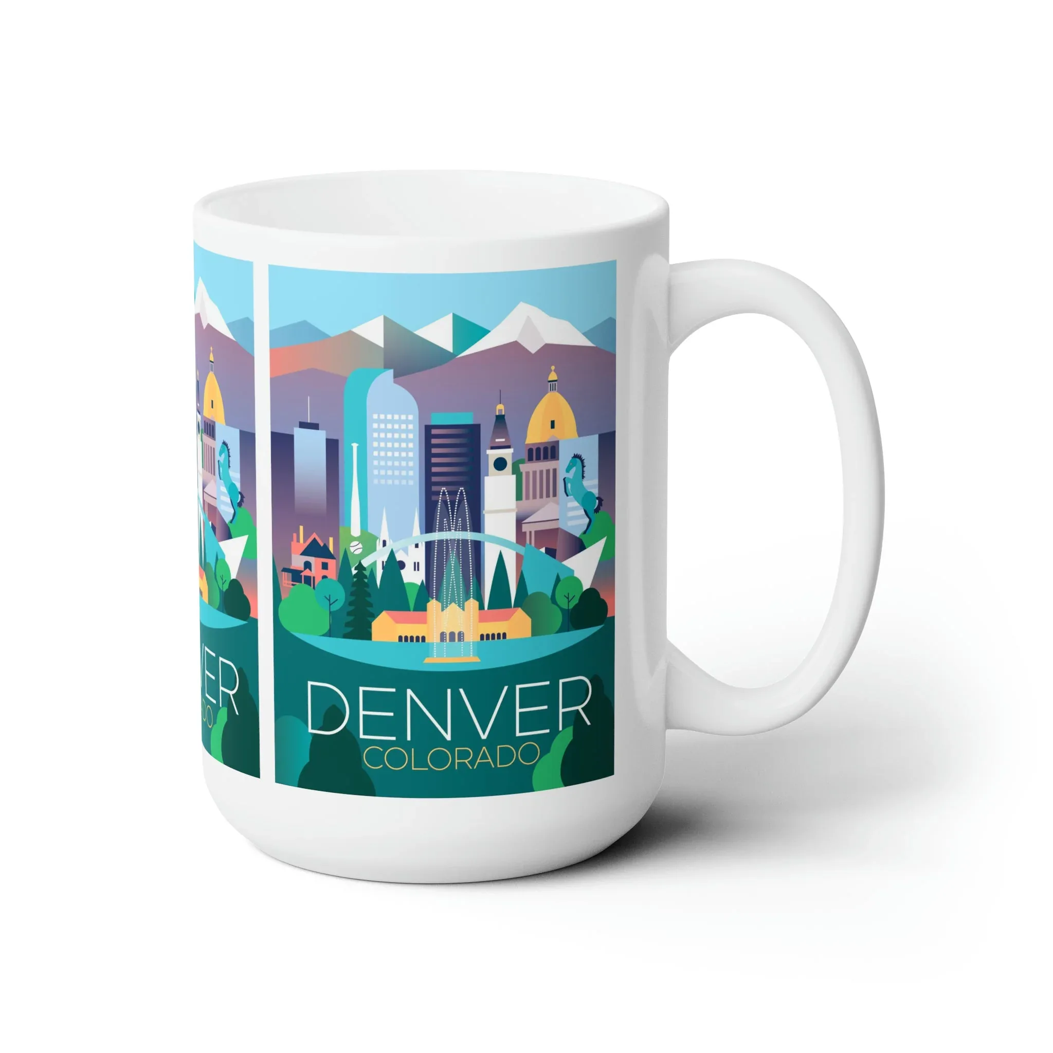 Denver Ceramic Mug 11oz or 15oz - Image 3