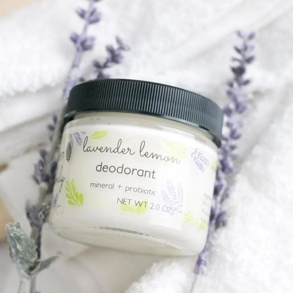 DEODORANT Lavender Lemon - Mineral + Probiotic - Vegan - Image 3