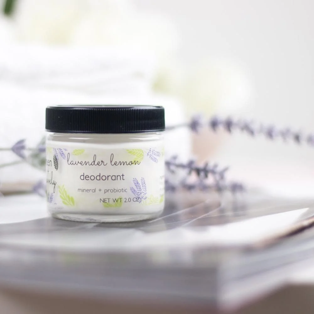 DEODORANT Lavender Lemon - Mineral + Probiotic - Vegan - Image 4