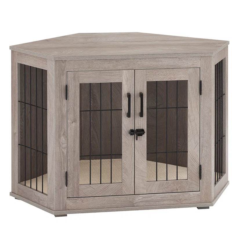 Dereham Furniture Corner Dog Crate with Cushion - Image 2