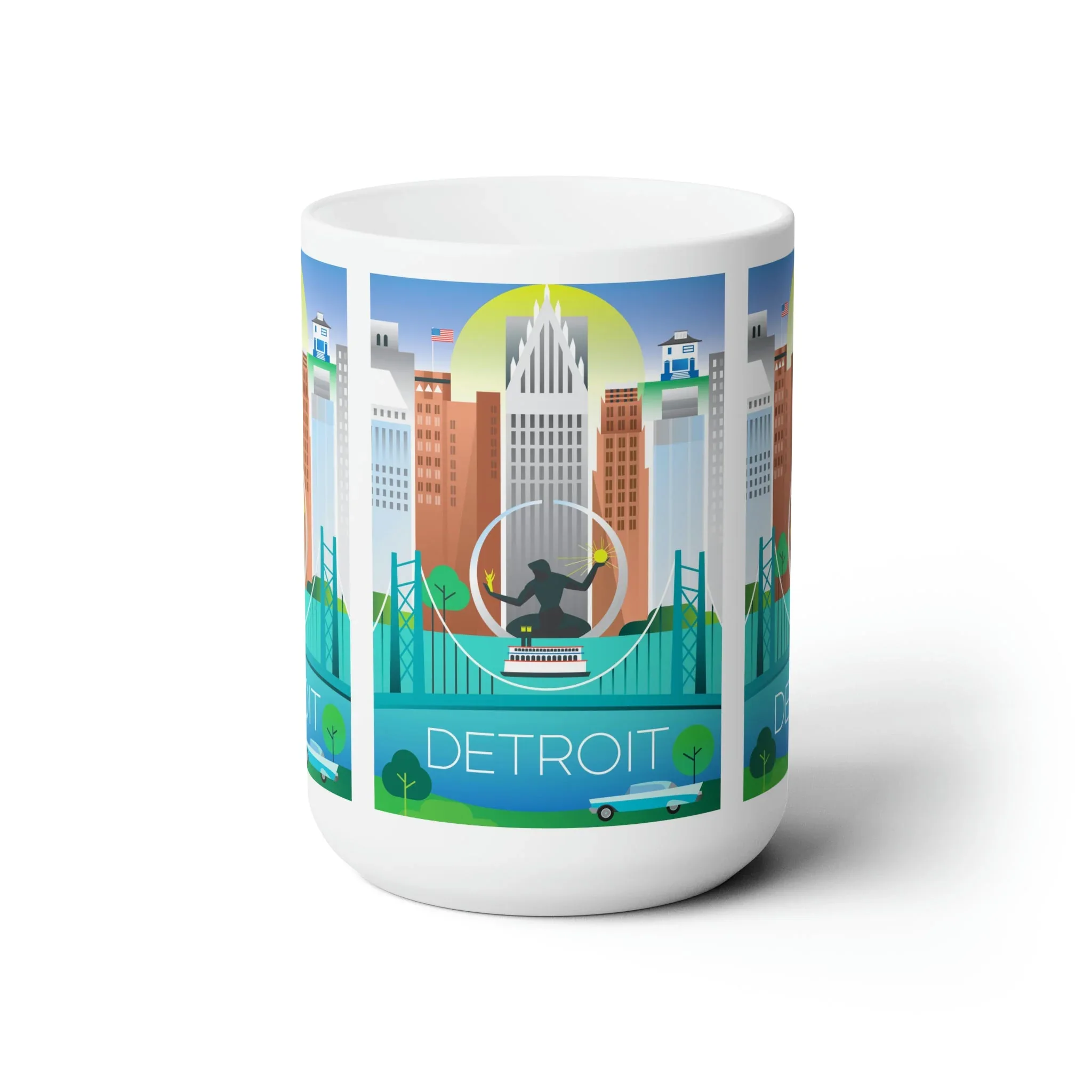 Detroit Ceramic Mug 11oz or 15oz - Image 2