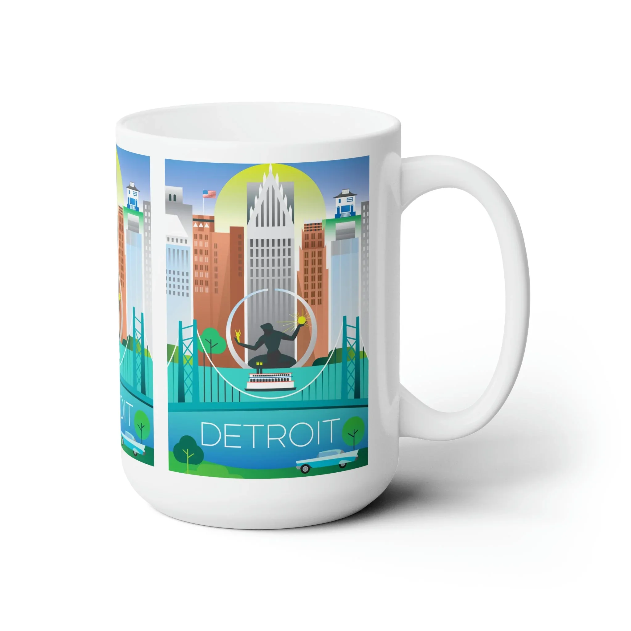 Detroit Ceramic Mug 11oz or 15oz - Image 3