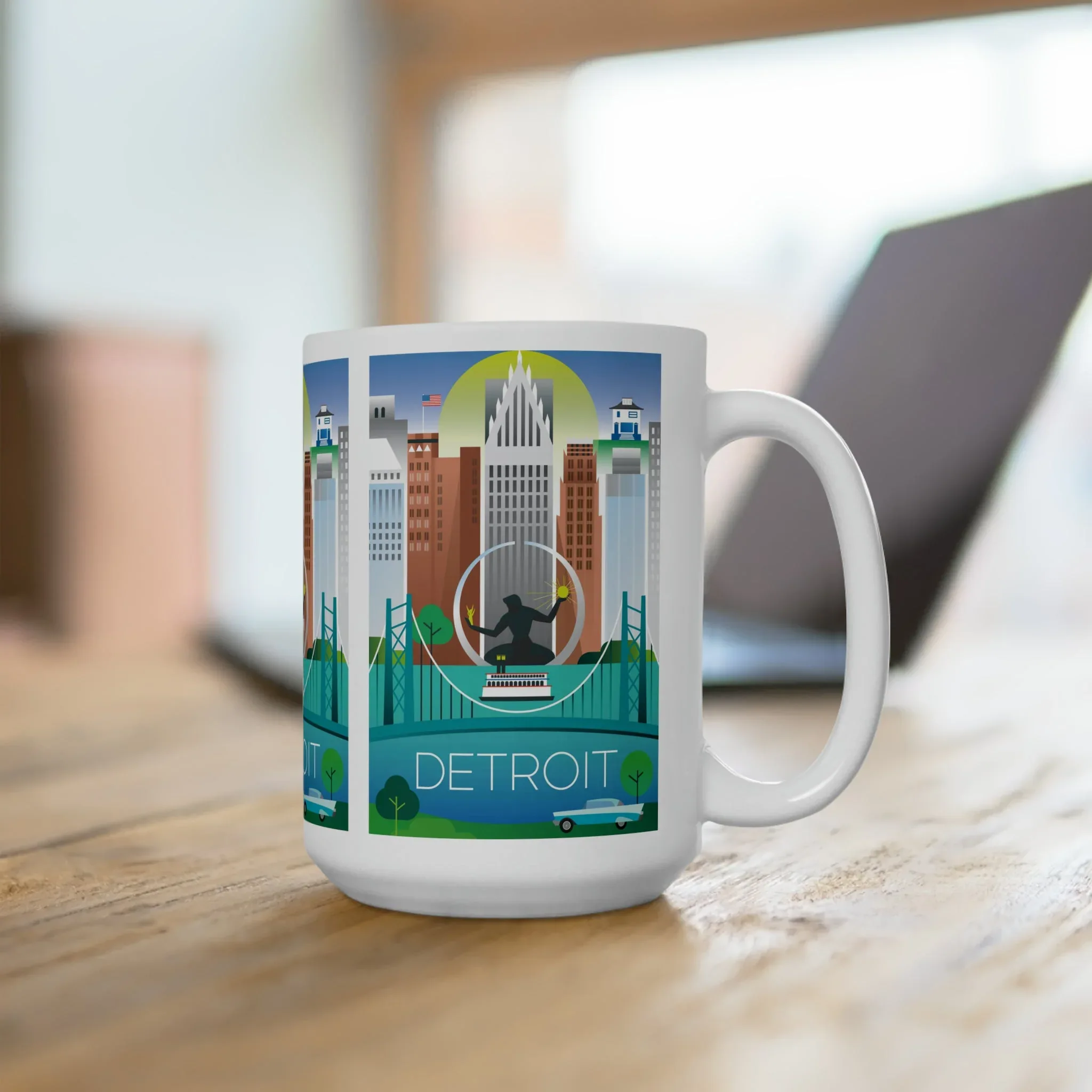 Detroit Ceramic Mug 11oz or 15oz - Image 4