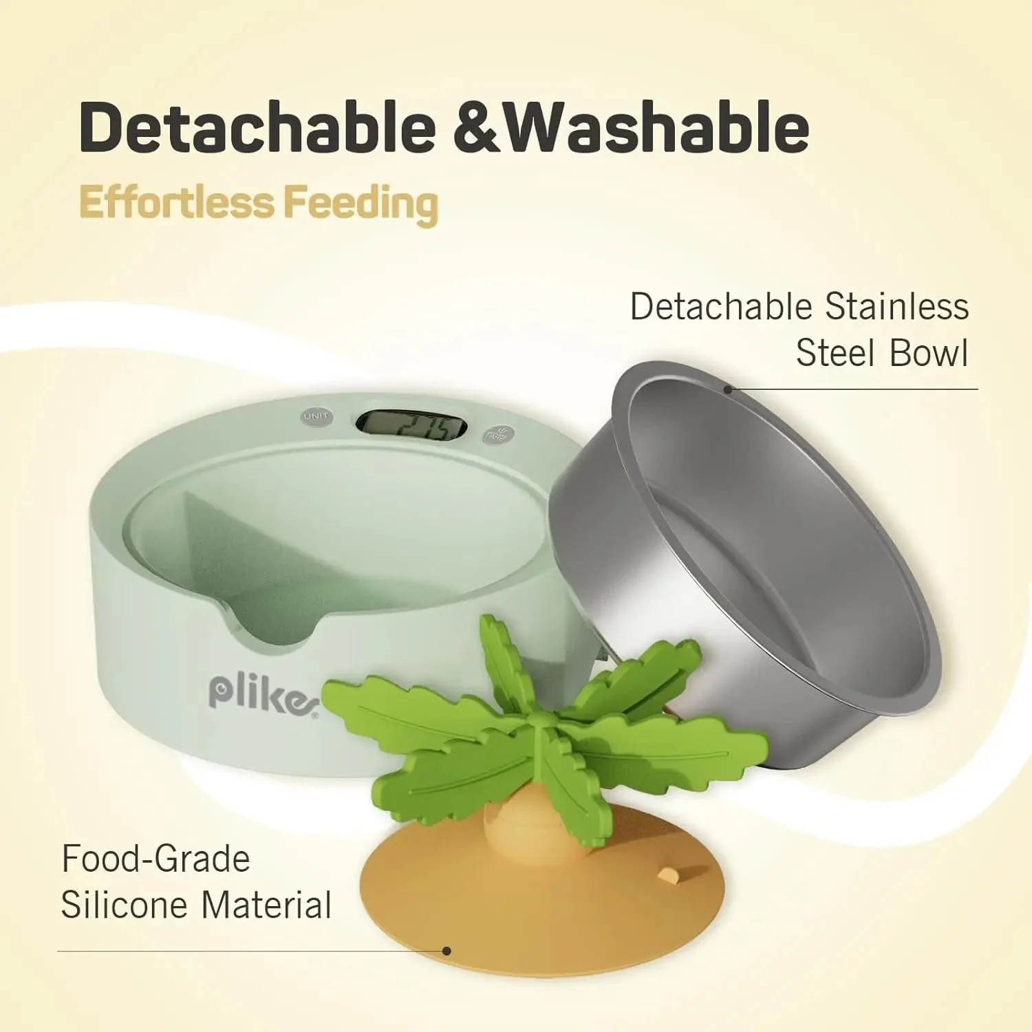 Digital Pet Food Bowl with Scale & Slow Feeder Insert – Cats & Dogs Portion Control - Image 4