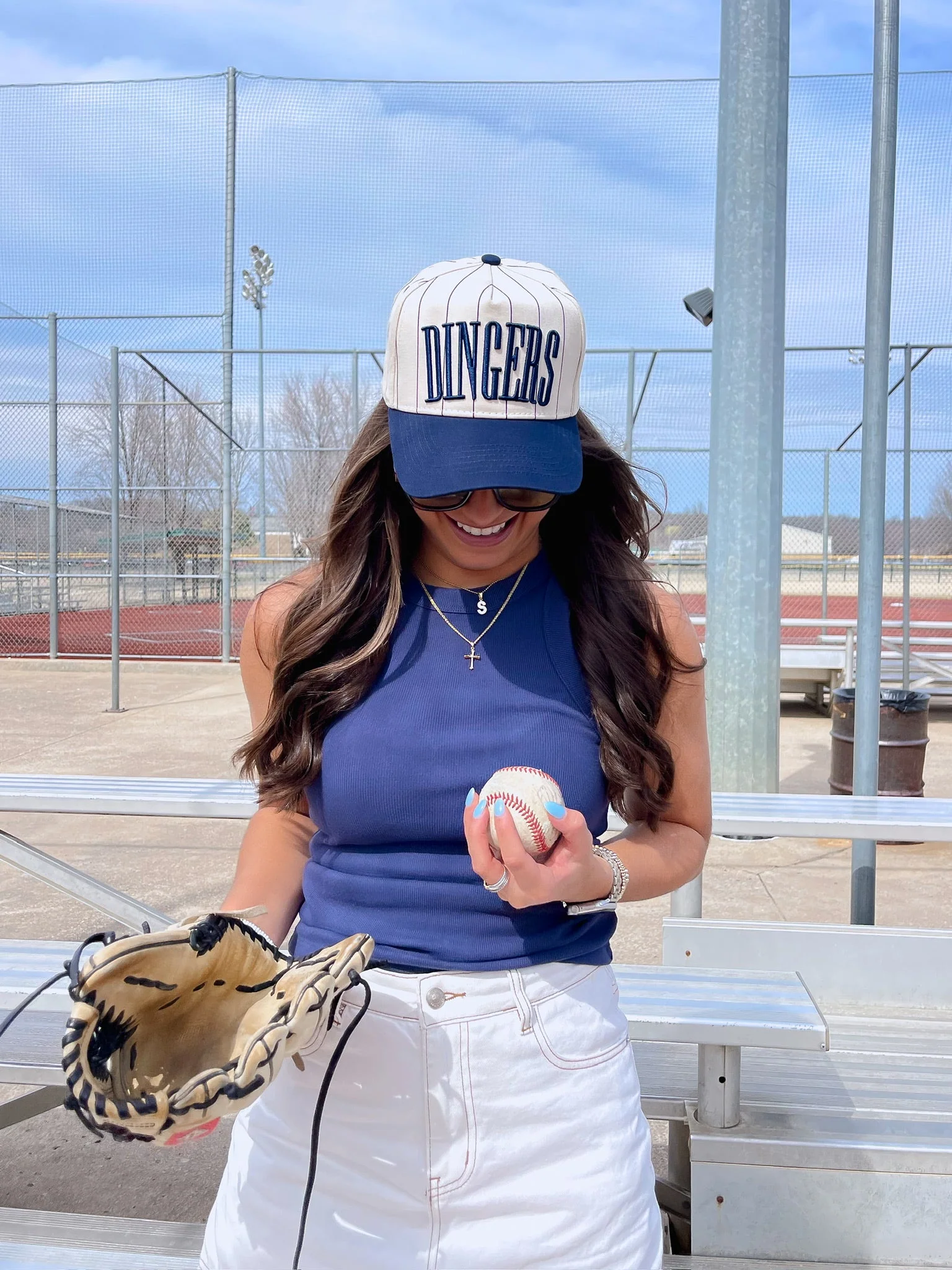 Dingers - Stripe Vintage Trucker Hat - Image 10