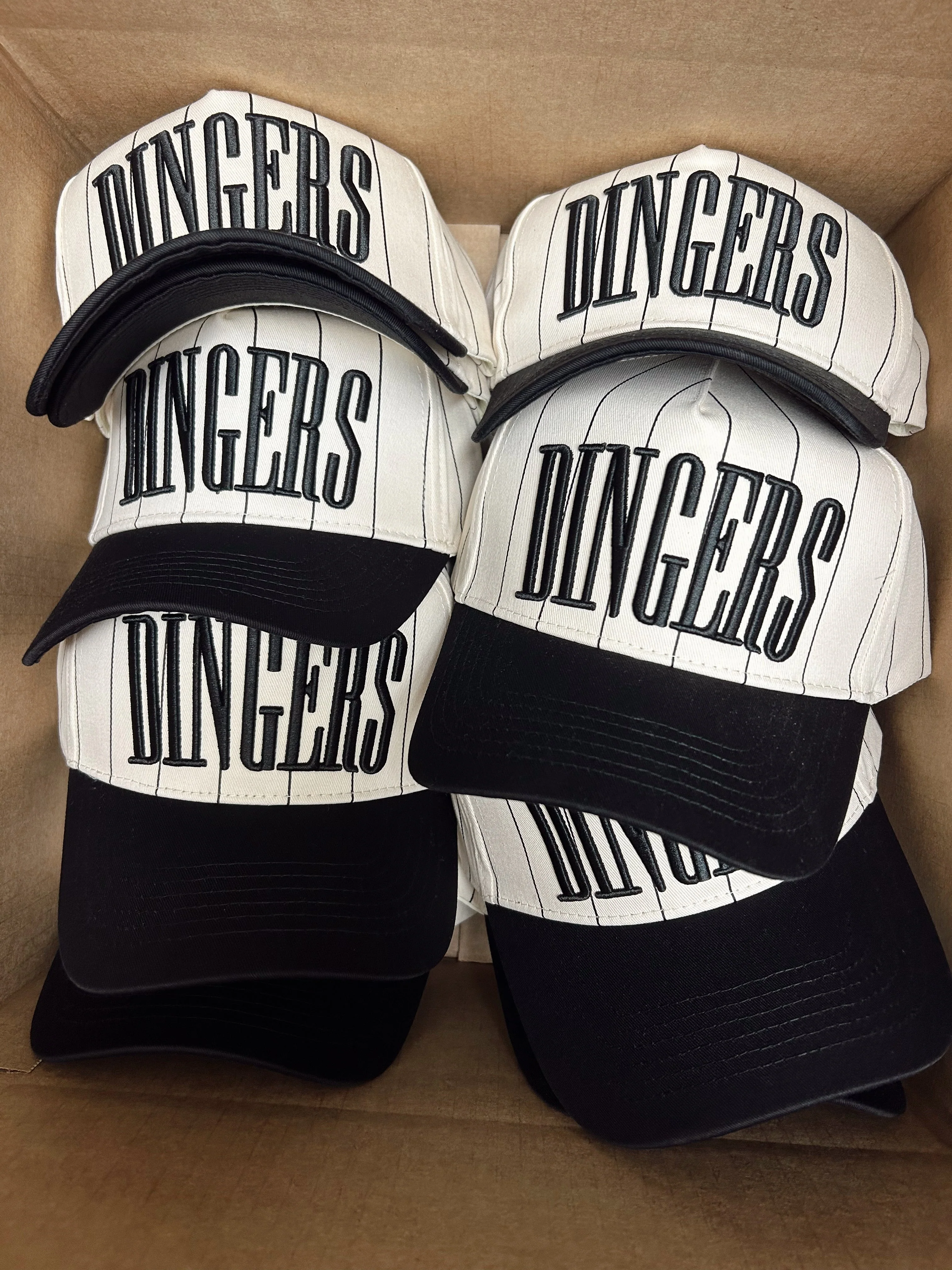 Dingers - Stripe Vintage Trucker Hat - Image 5