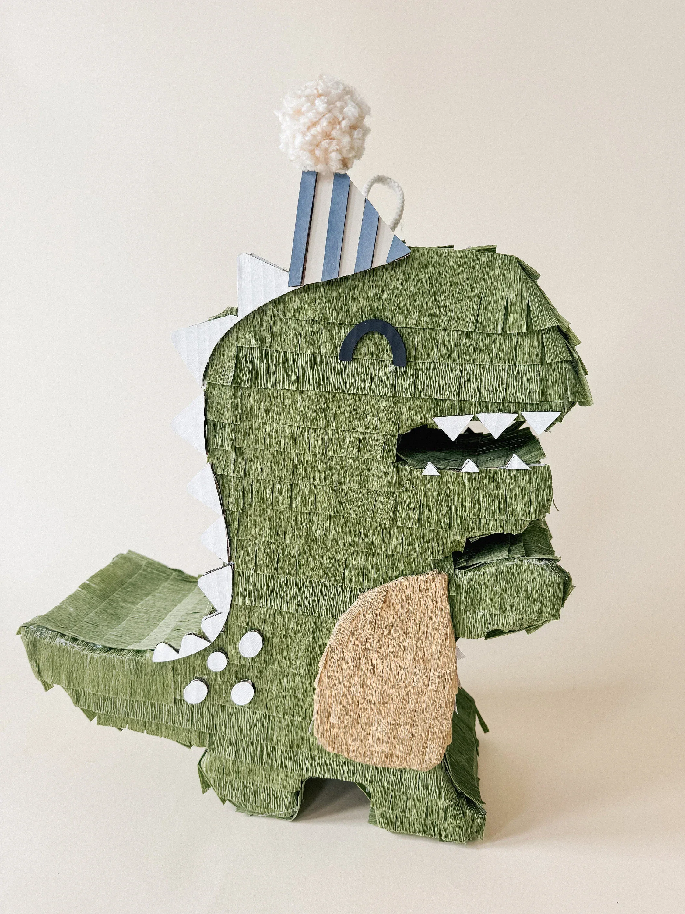 🦕 Dino Party Piñata – Handmade Dinosaur Piñata for Prehistoric Birthdays & Jurassic-Themed Celebrations - Image 3