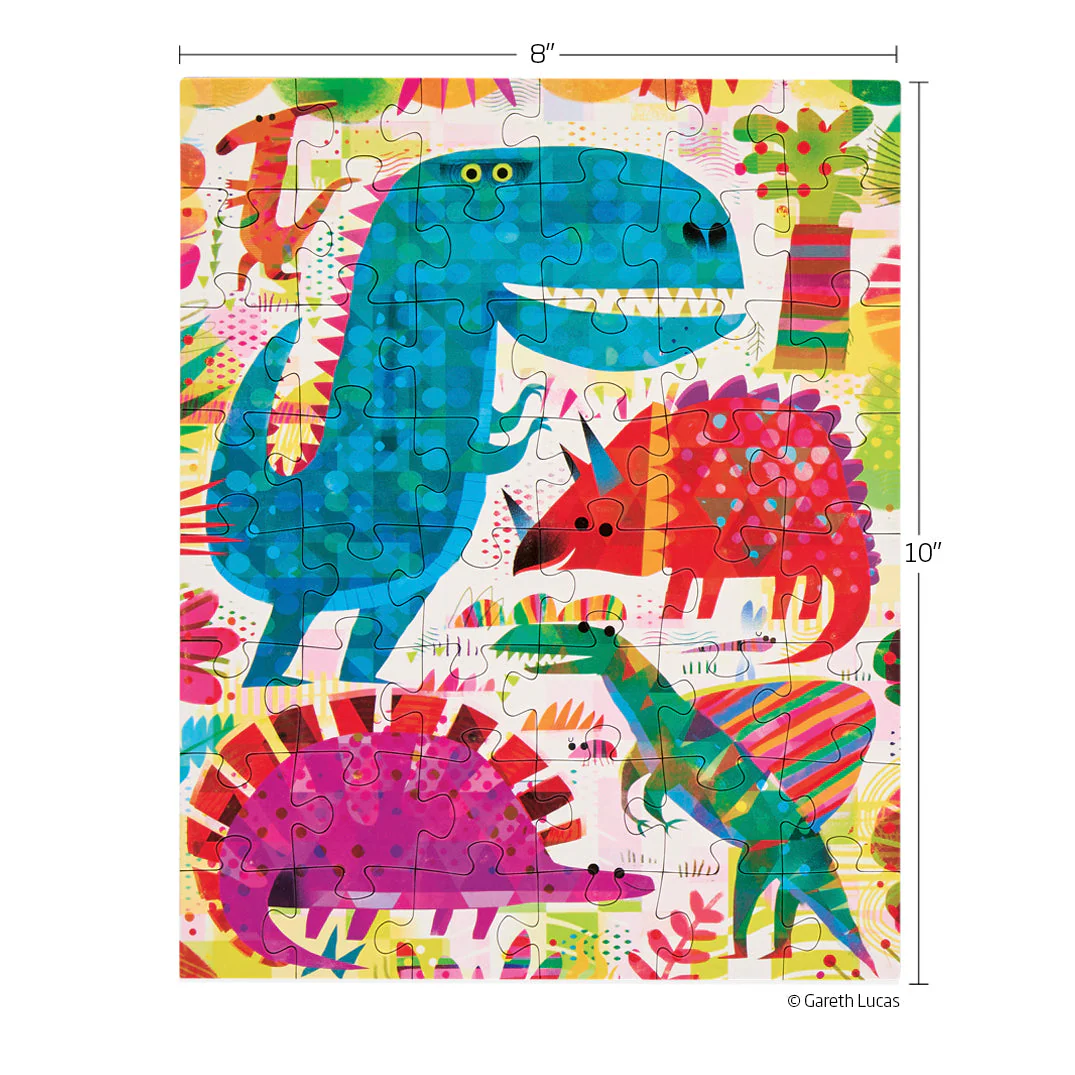 Dinosaur Day 48 Piece Puzzle Snax - Image 3