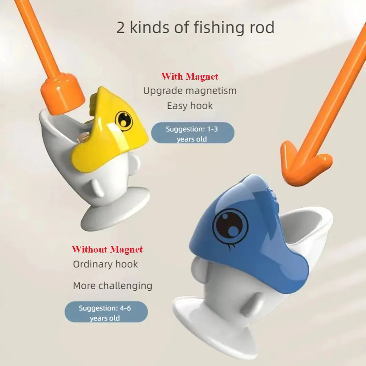 Dinosaur Magnetic Fishing Toys - Montessori Educational Game for Kids | Fun & Safe Play Rod Gift - Image 3