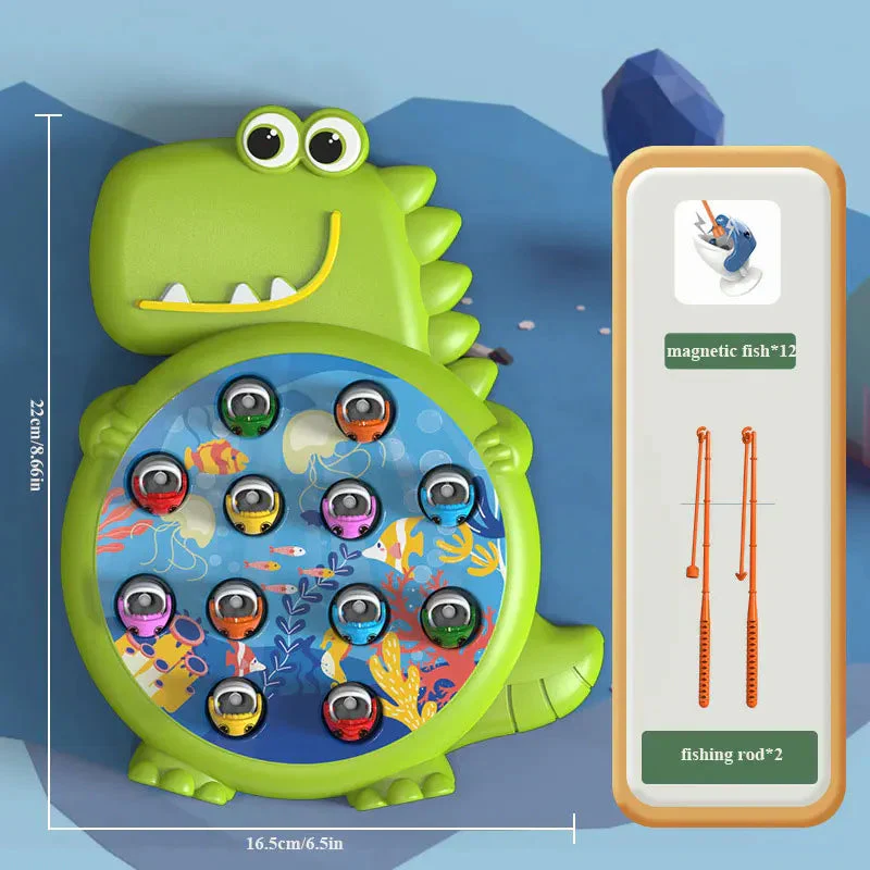 Dinosaur Magnetic Fishing Toys - Montessori Educational Game for Kids | Fun & Safe Play Rod Gift - Image 7