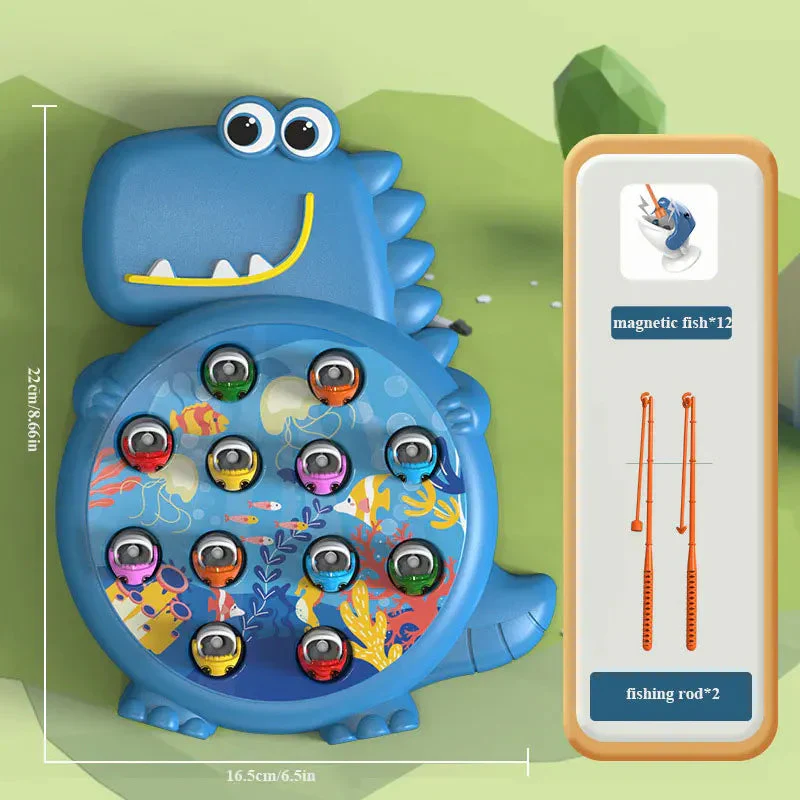Dinosaur Magnetic Fishing Toys - Montessori Educational Game for Kids | Fun & Safe Play Rod Gift - Image 8