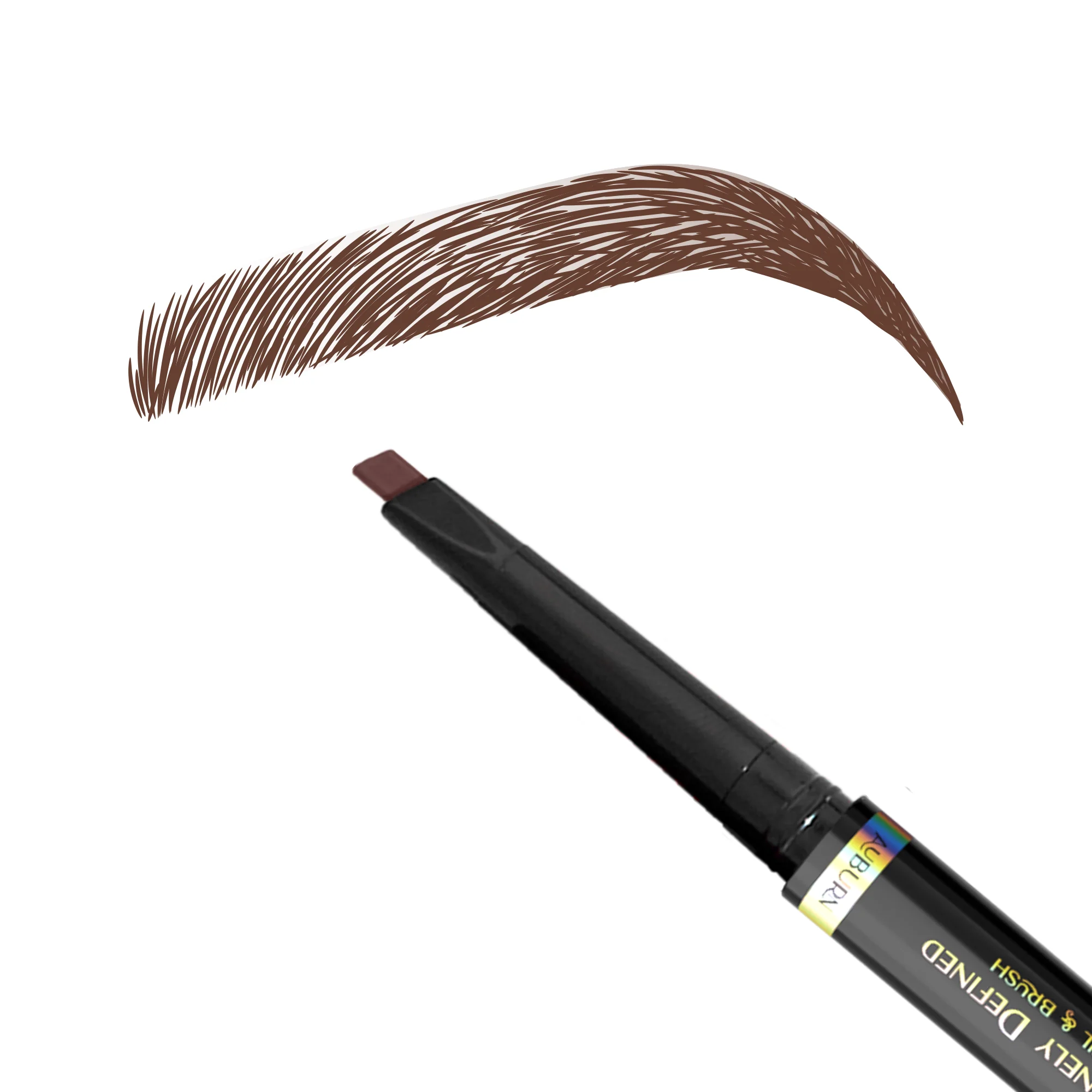 Divinely Defined | Precision Brow Pencil & Brush [THICK] - Image 4