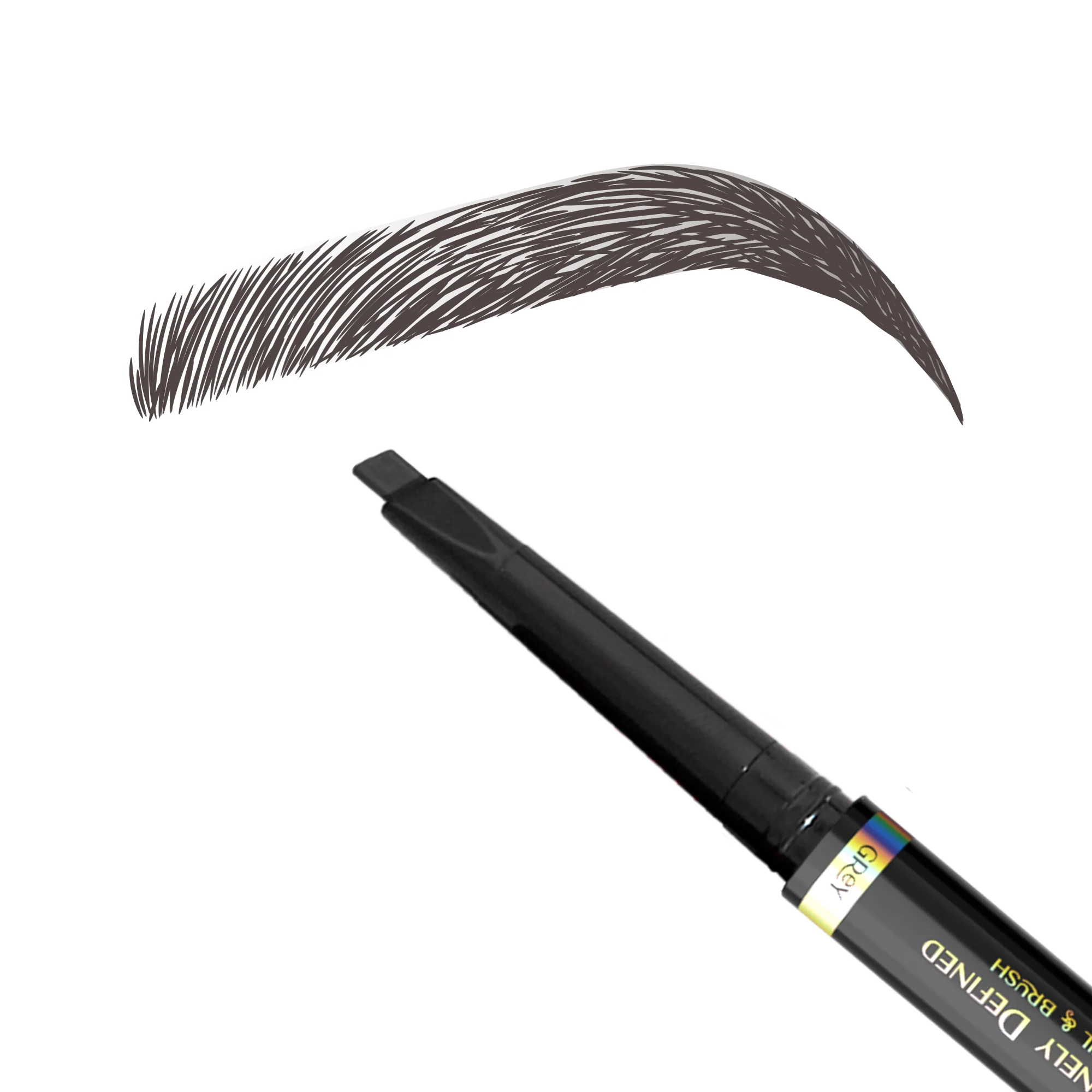 Divinely Defined | Precision Brow Pencil & Brush [THICK] - Image 6