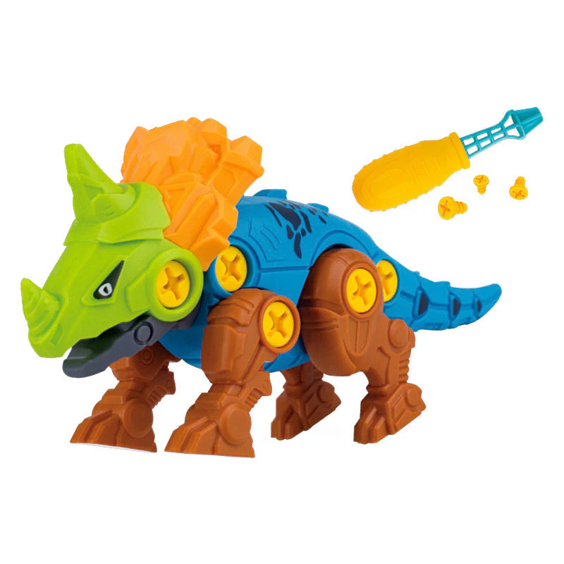 DIY Disassembly Assembly Dinosaur Toy Set Screw Nut Combination Assembling Dinosaur Model - Image 4
