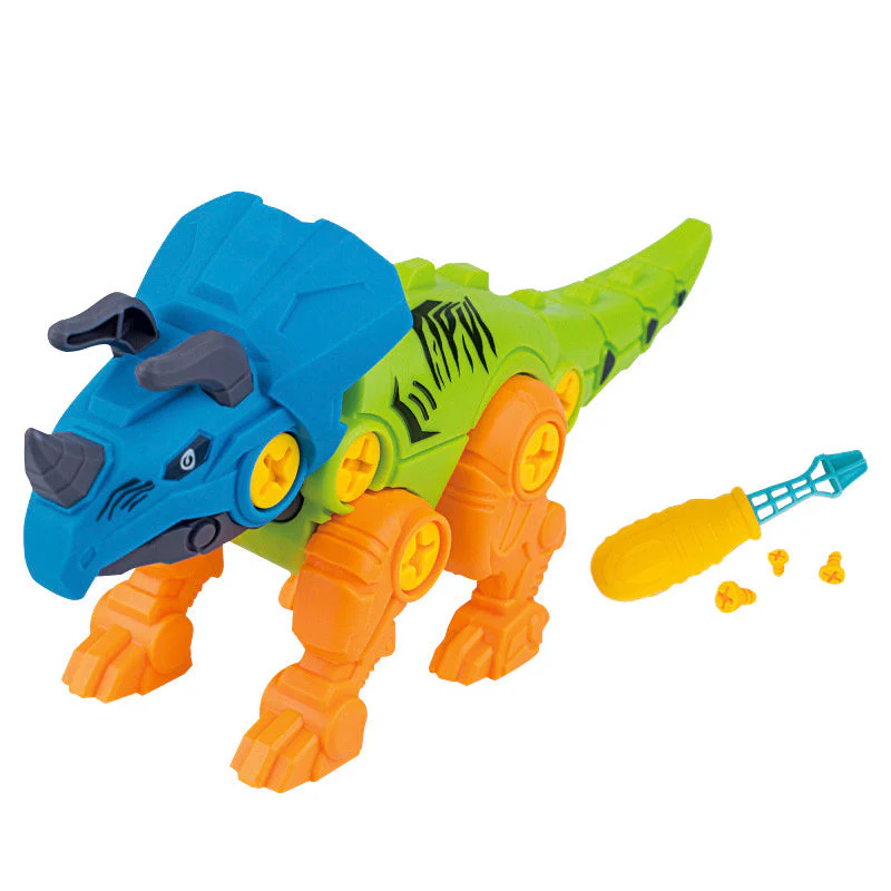 DIY Disassembly Assembly Dinosaur Toy Set Screw Nut Combination Assembling Dinosaur Model - Image 5