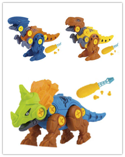 DIY Disassembly Assembly Dinosaur Toy Set Screw Nut Combination Assembling Dinosaur Model - Image 7