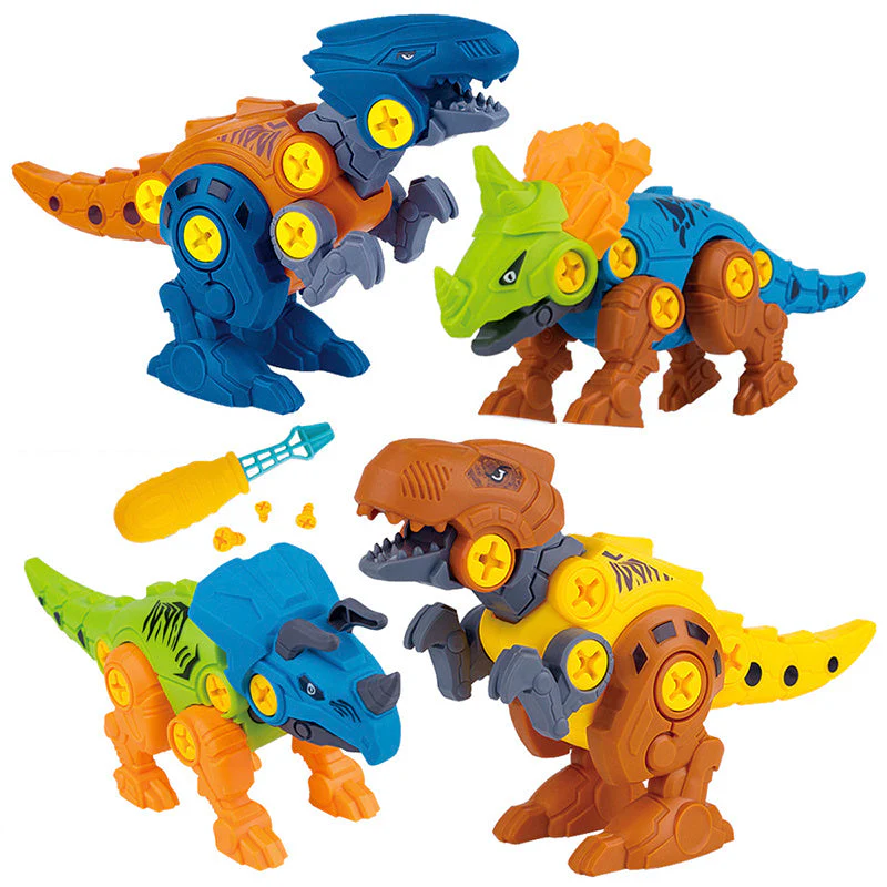 DIY Disassembly Assembly Dinosaur Toy Set Screw Nut Combination Assembling Dinosaur Model - Image 8