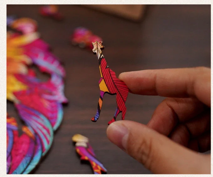 DIY Wooden Puzzles Animal Shaped The Best Christmas Gift Wooden Puzzles - Image 2