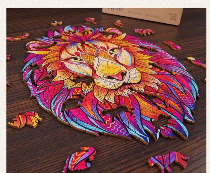 DIY Wooden Puzzles Animal Shaped The Best Christmas Gift Wooden Puzzles - Image 3