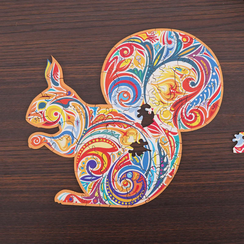 DIY Wooden Puzzles Animal Shaped The Best Christmas Gift Wooden Puzzles - Image 4